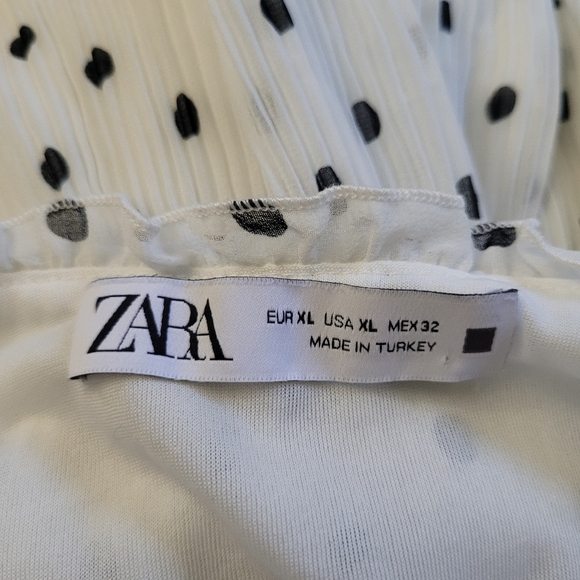 Zara Black and White Polka Dot Dress - Picture 10 of 10